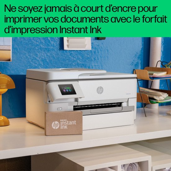 HP OfficeJet Pro Imprimante tout-en-un grand format HP 9720e, Couleur, Imprimante pour Petit bureau, Impression, copie, numérisation, HP+; Éligibilité HP Instant Ink; Sans fil; Impression recto-verso; Chargeur automatique de documents; Imprimer depuis un 