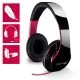 Fantec SHP-250AJ Casque Avec fil Arceau Musique Noir, Rose Fantec SHP-250AJ Casque Avec fil Arceau Musique Noir, Rose