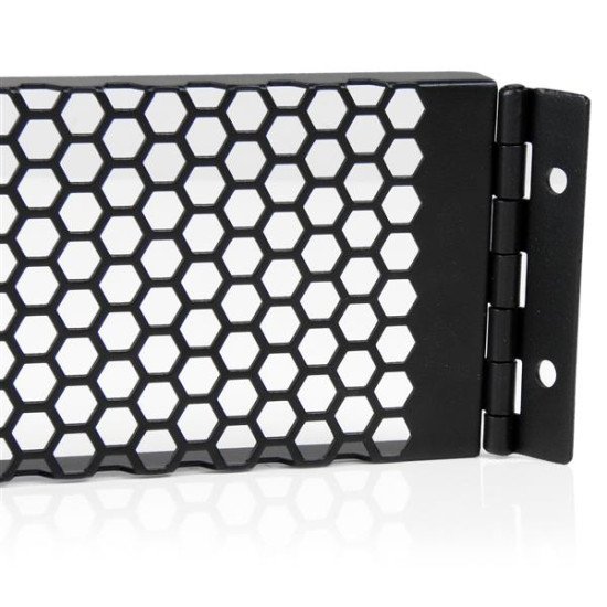 StarTech.com Panneau vierge ventilé à charnières pour rack de serveur 2U - Panneau de remplissage pour armoire StarTech.com Panneau vierge ventilé à charnières pour rack de serveur 2U - Panneau de remplissage pour armoire