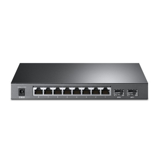 TP-LINK TL-SG2210P Géré L2 Gigabit Ethernet (10/100/1000) Noir
