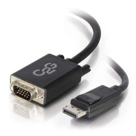 C2G 84331 câble vidéo et adaptateur 1 m DisplayPort VGA (D-Sub) Noir