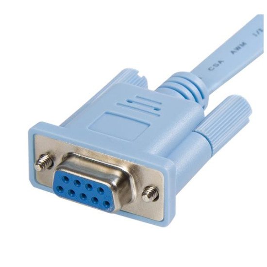 StarTech.com Câble console RJ45 vers DB9 de 1,8m pour routeur Cisco - M/F