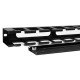 StarTech.com Panneau de gestion de câbles horizontal 1U pour rack de serveur - Guide pour câbles avec couverture