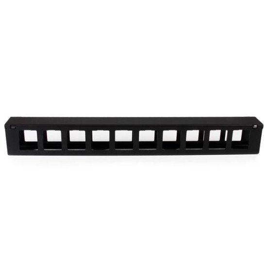 StarTech.com Panneau de gestion de câbles horizontal 1U pour rack de serveur - Guide pour câbles avec couverture