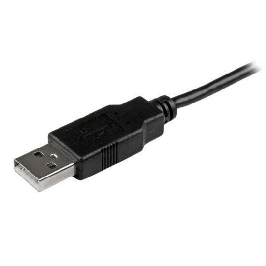 StarTech.com Câble de charge /synchronisation mobile USB A vers Micro B slim de 2 m pour smartphone et tablette - M/M - Noir