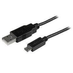 StarTech.com Câble de charge /synchronisation mobile USB A vers Micro B mince de 0,5m pour smartphone et tablette - M/M - Noir StarTech.com Câble de charge /synchronisation mobile USB A vers Micro B mince de 0,5m pour smartphone et tablette - M/M - Noir