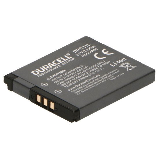 Duracell DRC11L batterie de caméra/caméscope Lithium-Ion (Li-Ion) 600 mAh