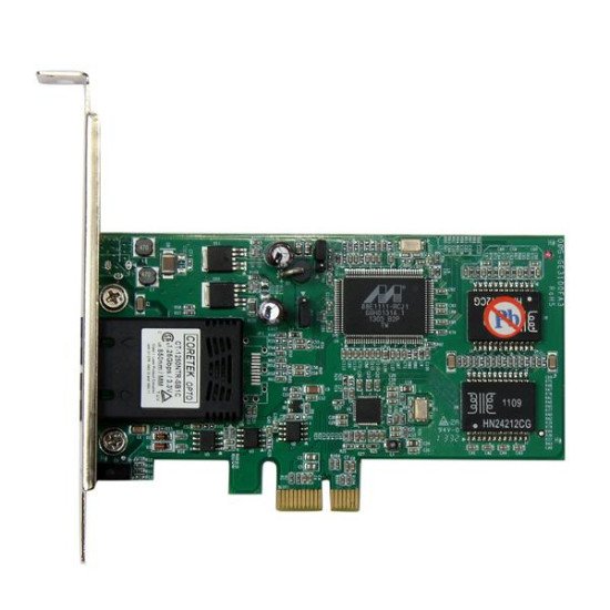 StarTech.com Carte réseau PCI Express à 1 port fibre optique Gigabit Ethernet Multimode SC - Adaptateur NIC PCIe - 550m StarTech.com Carte réseau PCI Express à 1 port fibre optique Gigabit Ethernet Multimode SC - Adaptateur NIC PCIe - 550m