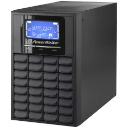 PowerWalker VFI 1000C LCD Double-conversion (en ligne) 1 kVA 800 W 3 sortie(s) CA