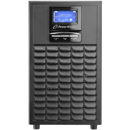 PowerWalker VFI 3000C LCD Double-conversion (en ligne) 3 kVA 2400 W 4 sortie(s) CA