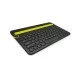 Logitech K480 clavier Bluetooth QWERTZ Allemand Noir Logitech K480 clavier Bluetooth QWERTZ Allemand Noir