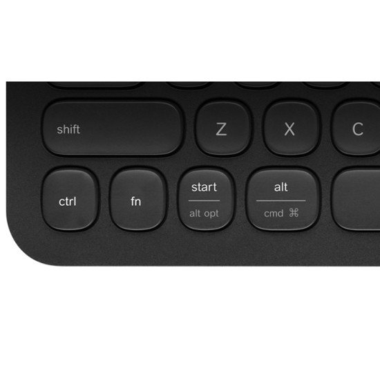 Logitech K480 clavier Bluetooth QWERTZ Allemand Noir