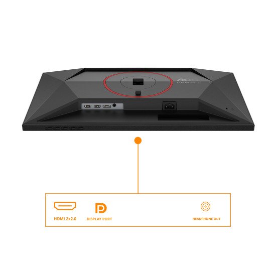 AOC G4 24G4HA écran PC 60,5 cm (23.8") 1920 x 1080 pixels Full HD LED Noir, Rouge AOC G4 24G4HA écran PC 60,5 cm (23.8") 1920 x 1080 pixels Full HD LED Noir, Rouge