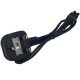 StarTech.com Cordon d'alimentation en trèfle pour GB BS1363 vers C5 de 1m pour ordinateur portable M/F - Noir