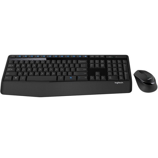 Logitech Wireless Combo MK345 clavier RF sans fil Français Noir