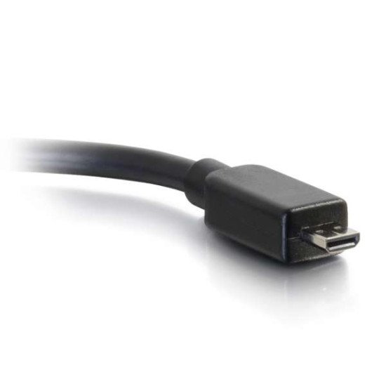 C2G 80510 câble vidéo et adaptateur 0,2 m Micro-HDMI HDMI Noir