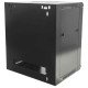 Intellinet Armoire réseau murale 19" (standard), 15U, profondeur 600 mm, noire, en kit, charge max. 60 kg, utilisable sur bureau ou sol, profondeur utile 410 mm, porte métal et verre, panneaux latéraux amovibles