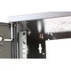 Intellinet Armoire réseau murale 10" (standard), 6U, profondeur 300 mm, noire, assemblée, charge max. 60 kg, utilisable sur bureau ou sol, profondeur utile 265 mm, porte métal et verre, panneaux latéraux amovibles