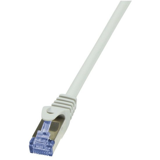 LogiLink Cat6a S/FTP, 0.5m câble de réseau Gris 0,5 m S/FTP (S-STP)