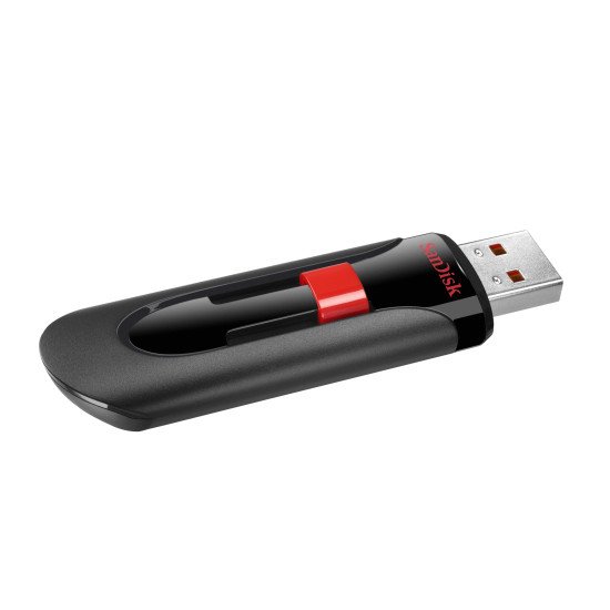 Sandisk Cruzer Glide lecteur USB flash 128 Go USB Type-A 2.0 Noir, Rouge