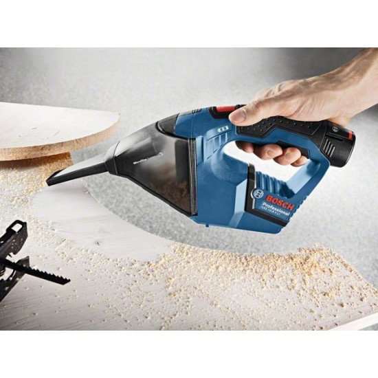 Bosch GAS 10,8 V-LI Bleu Sans sac