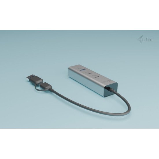 i-tec Metal Universal Charging HUB 2xUSB-C + 2x USB-A Port + Power Delivery 85W i-tec Metal Universal Charging HUB 2xUSB-C + 2x USB-A Port + Power Delivery 85W