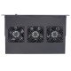 Intellinet Unité de ventilation à 3 ventilateurs pour racks 19", 1U, noire, garantie à vie