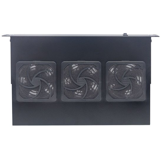 Intellinet Unité de ventilation à 3 ventilateurs pour racks 19", 1U, noire, garantie à vie