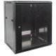 Intellinet Armoire réseau murale 19" (standard), 12U, profondeur 600 mm, noire, en kit, charge max. 60 kg, utilisable sur bureau ou sol, profondeur utile 410 mm, porte métal et verre, panneaux latéraux amovibles