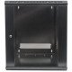 Intellinet Armoire réseau murale 19" (standard), 12U, profondeur 600 mm, noire, en kit, charge max. 60 kg, utilisable sur bureau ou sol, profondeur utile 410 mm, porte métal et verre, panneaux latéraux amovibles