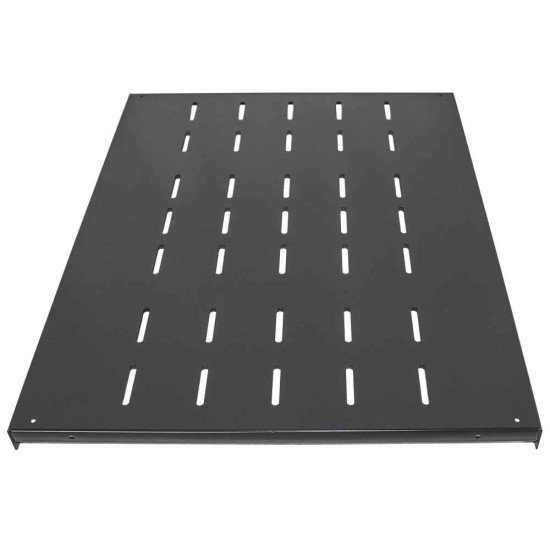 Intellinet Étagère fixe renforcée 19", 1U, profondeur 600 mm, charge max. 100 kg, noire, garantie trois ans