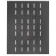 Intellinet Étagère fixe renforcée 19", 1U, profondeur 600 mm, charge max. 100 kg, noire, garantie trois ans