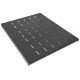 Intellinet Étagère fixe renforcée 19", 1U, profondeur 600 mm, charge max. 100 kg, noire, garantie trois ans