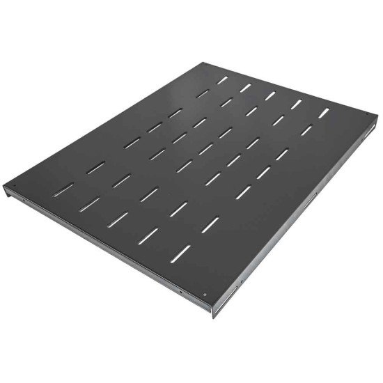 Intellinet Étagère fixe renforcée 19", 1U, profondeur 600 mm, charge max. 100 kg, noire, garantie trois ans