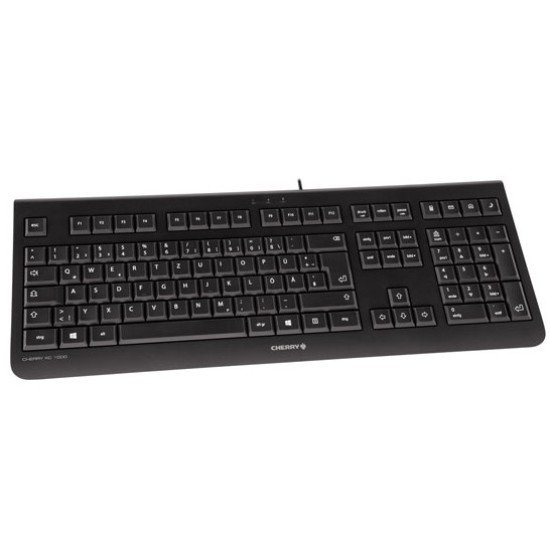 CHERRY KC 1000 clavier USB QWERTZ DE Noir