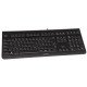 CHERRY KC 1000 clavier USB QWERTZ DE Noir