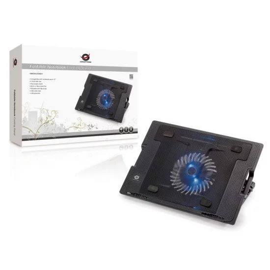 Conceptronic Support de refroidissement de portable pliant Conceptronic Support de refroidissement de portable pliant