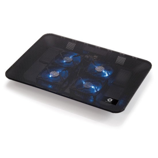 Conceptronic Support de refroidissement de portable à 4 ventilateurs Conceptronic Support de refroidissement de portable à 4 ventilateurs