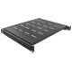 Intellinet Étagère coulissante 19", 1U, pour armoires et racks de 600 à 800 mm de profondeur, profondeur d'étagère 350 mm, charge max. 35 kg, noire, garantie trois ans