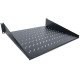 Intellinet Étagère cantilever 19", 2U, montage frontal 2 points, profondeur 400 mm, ventilée, charge max. 25 kg, noire, garantie trois ans