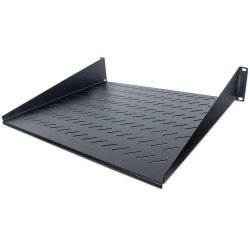 Intellinet Étagère cantilever 19", 2U, montage frontal 2 points, profondeur 400 mm, ventilée, charge max. 25 kg, noire, garantie trois ans