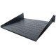 Intellinet Étagère cantilever 19", 2U, montage frontal 2 points, profondeur 400 mm, ventilée, charge max. 25 kg, noire, garantie trois ans