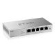 Zyxel GS1200-5HPV3 Géré L2 Gigabit Ethernet (10/100/1000) Connexion Ethernet POE Bureau Gris