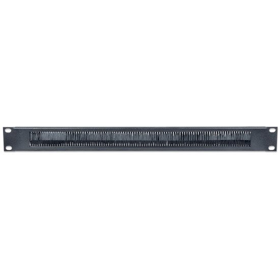 Intellinet Panneau passe-câbles 19", 1U, avec brosse, noir