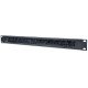Intellinet Panneau passe-câbles 19", 1U, avec brosse, noir