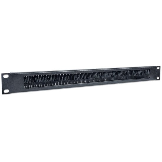 Intellinet Panneau passe-câbles 19", 1U, avec brosse, noir