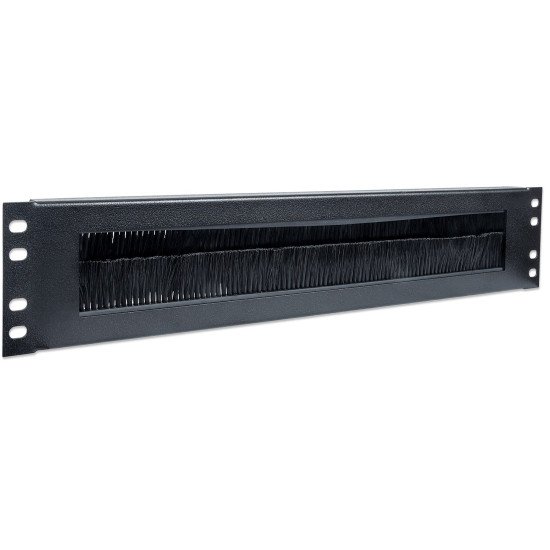 Intellinet Panneau passe-câbles 19", 2U, avec brosse, noir