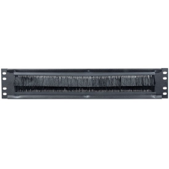 Intellinet Panneau passe-câbles 19", 2U, avec brosse, noir