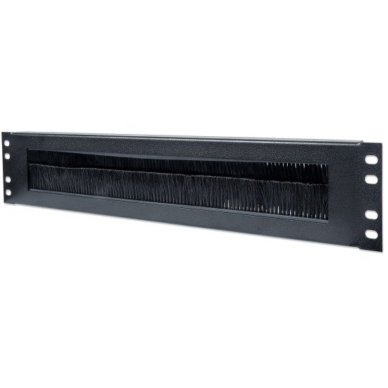 Intellinet Panneau passe-câbles 19", 2U, avec brosse, noir