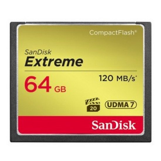 Sandisk CF Extreme mémoire flash 64 Go CompactFlash